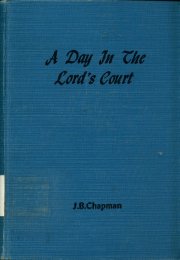 Cover of book A Day In The Lord's Court