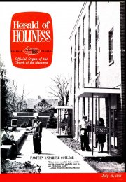 Herald of Holiness - July 19, 1961