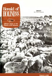 Herald of Holiness - August 8, 1962