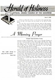 Title Page of Herald of Holiness - June 6, 1956