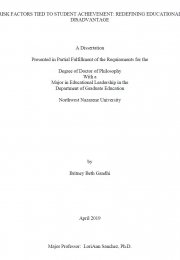 Dissertation cover