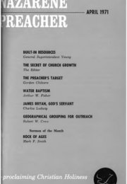 Title Page of Nazarene Preacher