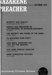 Title Page of Nazarene Preacher