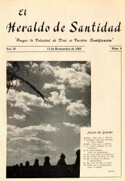 Portada: Rdo. N. Rush Briles intendente de Distrito en Bolivia, Sud America Iglesia del Nazareno                                                                                                