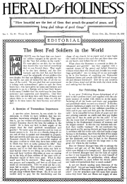 Title Page of Herald of Holiness – October 30, 1918