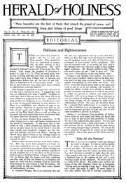 Title Page of Herald of Holiness - January 28, 1920