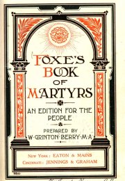 Title Page Image - Foxe's Book of Martyrs