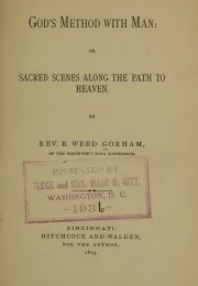 Title Page Image of Book God's Method with Man