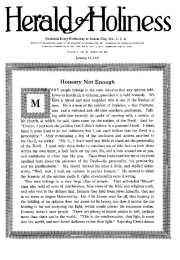 Title Page of Herald of Holiness - January 12, 1921