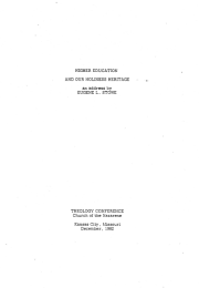 Higher Education and our Holiness Heritage