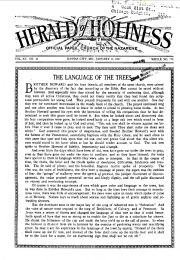 Front page of Herald of Holiness - January 12, 1927