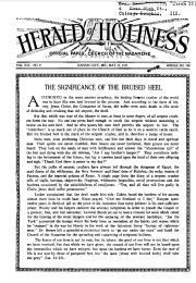 Front page of Herald of Holiness - May 25, 1927