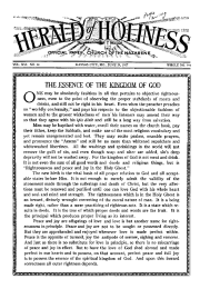 Front page of Herald of Holiness - June 29, 1927