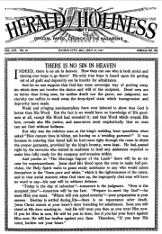 Front page of Herald of Holiness - July 27, 1927