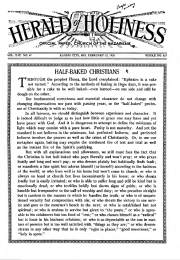 Front page of Herald of Holiness - February 15, 1928