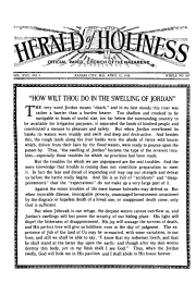Front page of Herald of Holiness - April 25, 1928