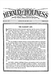 Front page of Herald of Holiness - May 2, 1928