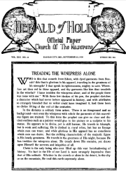 Front page of Herald of Holiness - September 10, 1930