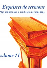 Esquisses de sermons, volume 11