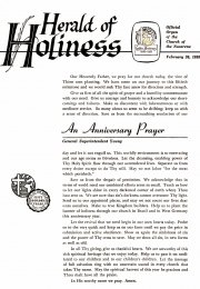 Herald of Holiness - February 26, 1958