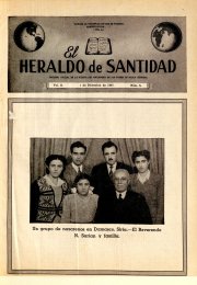 El Heraldo de Santidad, 1 de Diciembre 1947, Vol 2 N°5