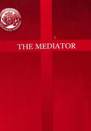 The Mediator - Volume XI, Issue 1 April 2015
