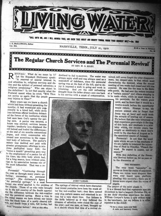 Living Water,  July 21, 1910