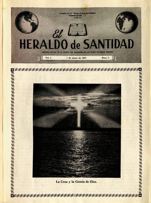 El Heraldo de Santidad,1 de enero 1947, Vol. 1 N° 7